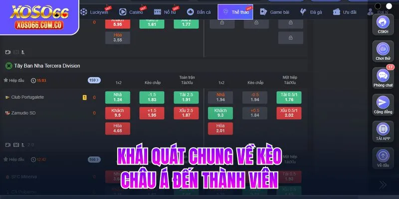 Khái quát chung về kèo Châu Á đến thành viên